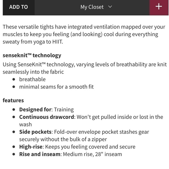 Lululemon Mapped out Camo leggings in black/ burnt orange G77 - Picture 4 of 10